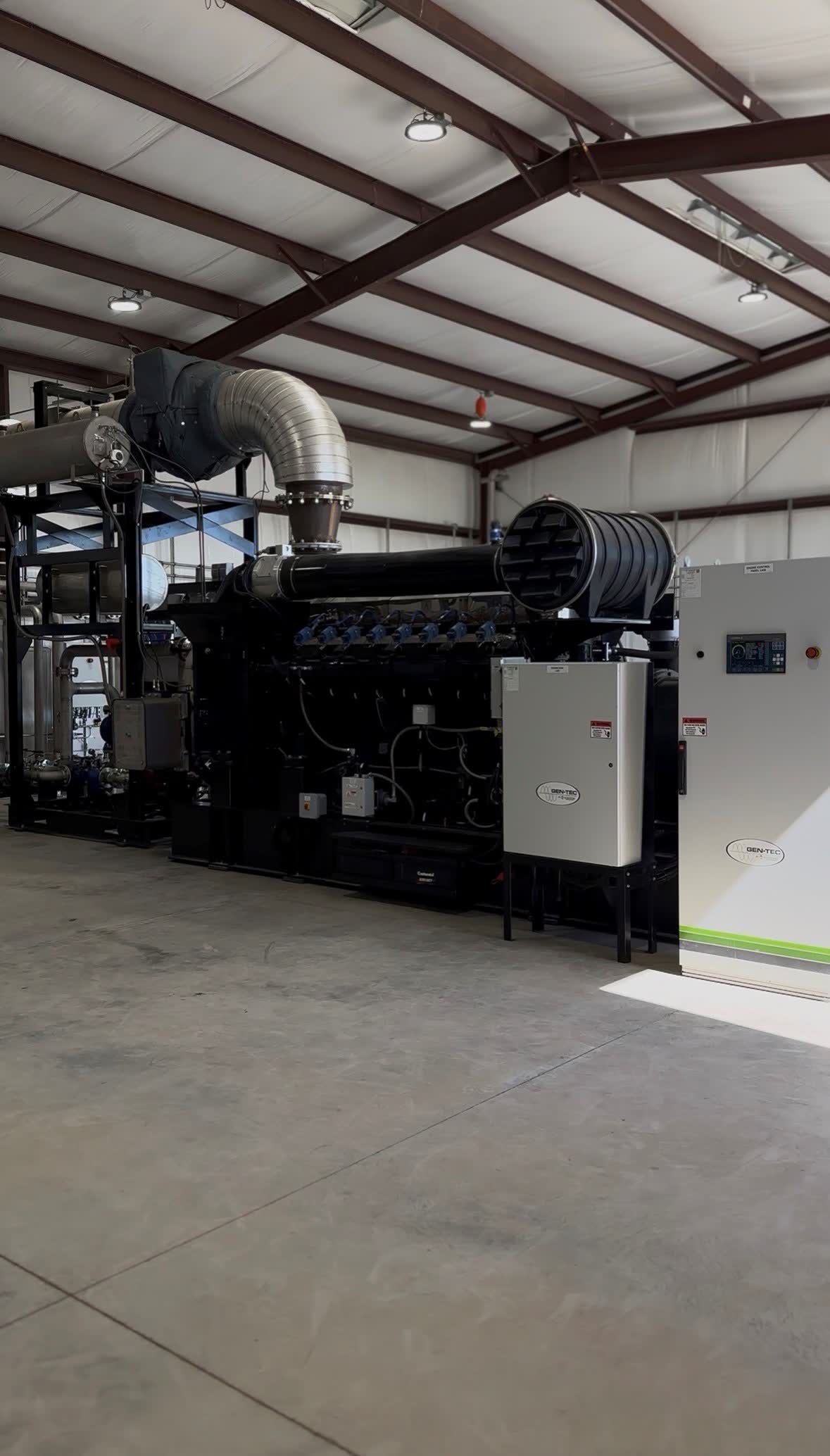 A generator hall on one of our projects.